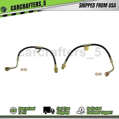 2 mangueras hidráulicas de freno delantero para Chevrolet S10 Blazer 1983 1984 1,9 L Foto 1 de 4