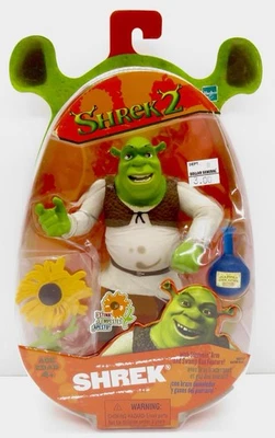 Shrek 2 Action Figure Slammin' Arm & Swamp Gas Feature Hasbro 2004 NEW SEALED - Image 1 of 3