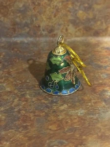 Vintage Cloisonné Emaille "Glocke" Ornament - Bild 1 von 5