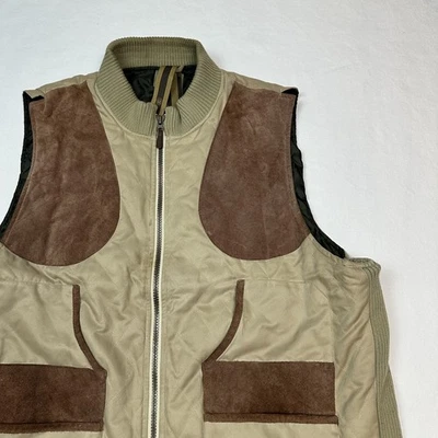 Beretta Mens XXL Shooting Clay Skeet Field Vest Tan Brown - Image 1 of 4