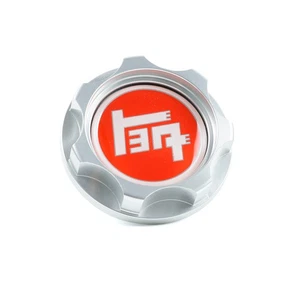 1X TEQ Silver Aluminum Engine Oil Filler Cap for TOYOTA LEXUS Plug Diameter 36mm - Bild 1 von 2