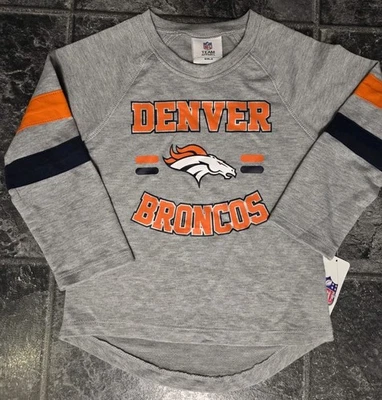 Командная футболка NFL X-Small 4/5 DENVER BRONCOS совершенно новая с бирками - Изображение 1 из 2
