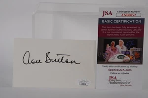 Don Sutton signature index card AUTOGRAPHED with COA #R398 - Picture 1 of 1