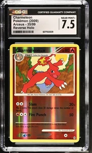CGC 7.5 Charmeleon 35/99 Reverse Holo Arceus Pokémon Card - Picture 1 of 2