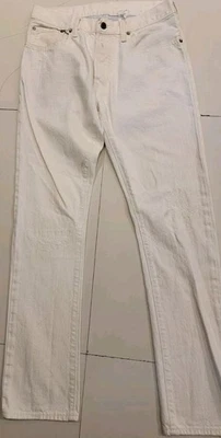 Vintage RUGBY by POLO Ralph Lauren White  Denim Jeans RUGBY label 32/32 - image 1 of 4