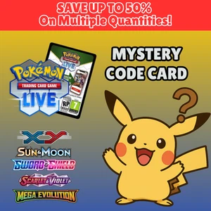 1x Pokemon Code Card Online TCG Live - Digital Delivery - Random Mystery Code! - Picture 1 of 1