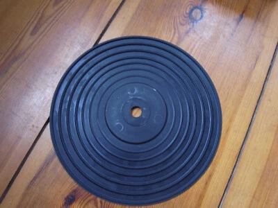 orig DUAL Plattenspieler Gummimatte mit Klammer und Aludeckel aus  P1010 AV52 - Bild 1 von 4