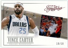 2013-14 Panini Signatures Film Vince Carter 10/10 LAST ONE #124