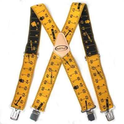 Mens Suspenders 2" Wide Adjustable and Elastic Braces X Shape with Very Strong - Image 1 of 4