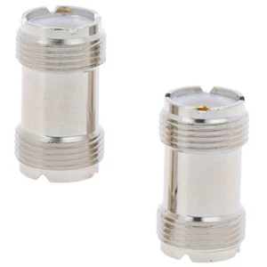 SO-239 UHF Female to Female RF Coax Cable Adapter Connector for PL-259 UHF ^Z JW - Zdjęcie 1 z 12