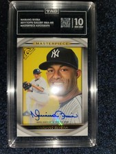 2019 TOPPS GALLERY MASTERPIECE MARIANO RIVERA AUTOGRAPH CARD  7/10  TAG 10!!!