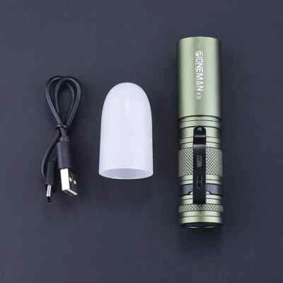Pioneman K9 flashlight 6500k 450lumen upto 14h use battery inc free diffuser inc - Image 1 of 4