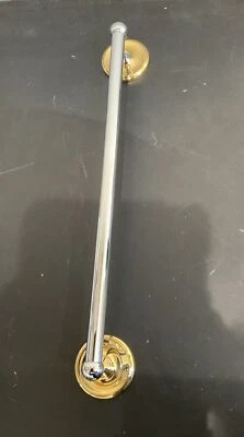 Accesorios de jengibre acabado cromo pulido y latón Sheffield 0902-26/3 W10 Foto 1 de 4