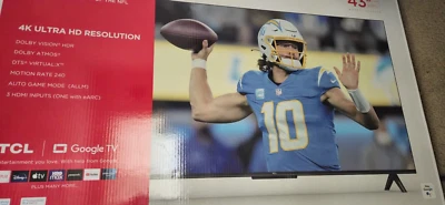 TCL 43'' 4K UHD HDR LED Smart TV - Image 1 of 2