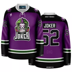 Poker Night Jokers Wild Hockey Jersey - Picture 1 of 6