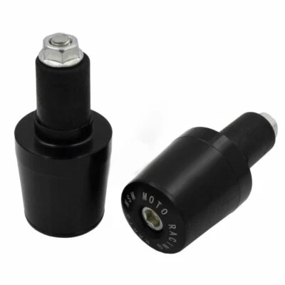 2x contrappesi manubrio RACING MSM stabilizzatori bilancieri moto 7/8 22mm NERI - Immagine 1 di 3