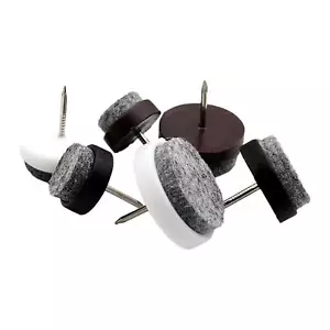 20pcs/lot 14-28mm Felt Foot Pad Glide Nail Protector Furniture Chair Table Leg - Picture 1 of 28