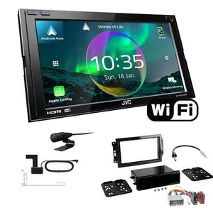 JVC Autoradio WiFi Apple CarPlay Android für Dodge Caliber 2006-2010 schwarz - Bild 1 von 7