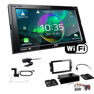 JVC Autoradio WiFi Apple CarPlay Android für Dodge Caliber 2006-2010 schwarz - Bild 1 von 4