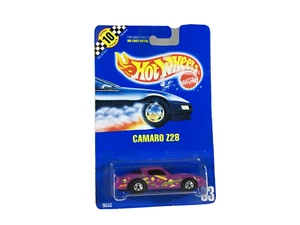Hot Wheels Camaro Z28 n. 33 Viola con Grafica Vintage 1990 - Foto 1 di 6