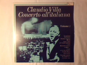 CLAUDIO VILLA Concerto all'italiana vol. 1 lp RARISSIMO COME NUOVO LIKE NEW!!! - Picture 1 of 1