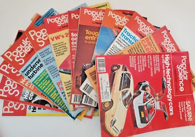 1980 Popular Science Magazine Lot Complete Year Set Jan-Dec All 12 Issues - Image 1 of 4