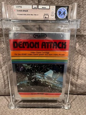 DEMON ATTACK Atari 2600 WATA Graded 9.4 A+ Seal Brand New Factory Sealed RARE - Image 1 of 4