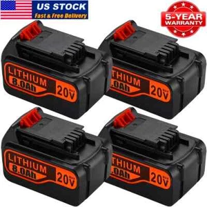 FOR Black & Decker 8.0Ah 20Volt LB2X4020 Battery 20V MAX Lithium LBXR20 LBX20 - Picture 1 of 17
