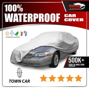 Lincoln Town Car 2003-2011 CAR COVER - 100% Waterproof Breathable UV Protection - Picture 1 of 11