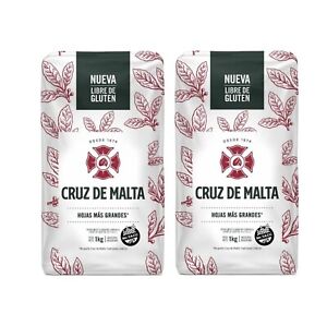 Yerba Mate Tea Argentina - Cruz de Malta 2 Kg (4,4 Libras) - Energía Natural