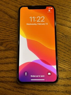 Apple iPhone X 256 GB Good Working Condition White Model MQAN2LL/A - Image 1 of 4