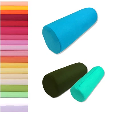 Bolster Cover* Tube Cylinder bed Soft Fine 100% Cotton Cushion Case Custom Size - Image 1 of 4