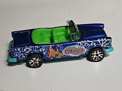 Matchbox SpongeBob Patrick 1955 Chevy Bel Air Convertible 1:65 Loose - Image 1 of 4