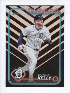 2024 Topps Update Series #US195 CARSON KELLY Detroit Tigers ORANGE/BLACK HOLIDAY - Picture 1 of 2