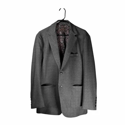 Jos. A. Blazer Bank Reserve Para Hombre XL 46R Gris Abrigo Deportivo Chaqueta Forrado Elástico Foto 1 de 4