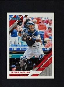 2019 Donruss Baseball Base #81 Yadier Molina - St. Louis Cardinals