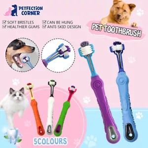 Triple-Sided Pet Toothbrush - Effective Tartar and Bad Breath Removal for AU - Picture 1 of 22