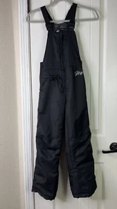 Drift Snow/Ski-Pants Black Bib overall Youth Sz S Unisex Adjustable 3K Outdoors - Picture 1 of 17