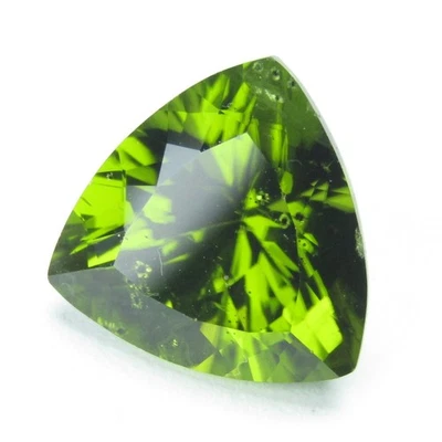8.81Cts Stunning Natural Peridot 13mm Trillion Cut Collection Loose Gemstone-VDO - Image 1 of 4