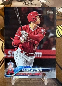 2018 Topps Update Shohei Ohtani Rookie Card 189 3-Game HR Streak - Bild 1 von 2