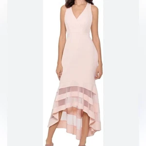 Xscape Women’s Mermaid Evening Dress Size 10 Blush Pink - Picture 1 of 12