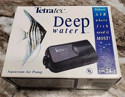 TetraTec Deep Water DW24-2 Air Pump AIR WHERE FISH NEED IT MOST! - image 1 of 4