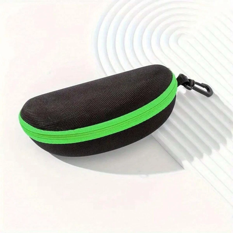 Estuche rígido portátil para gafas - Caja de almacenamiento de gafas de sol con cremallera para hombres y estudiantes Foto 1 de 4