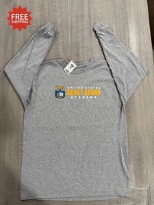 USCG U.S. Coast Guard Academy Ash Gray Long Sleeve T-Shirt - Size YOUTH XL - NWT - Picture 1 of 4