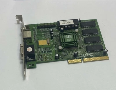 SiS AGP-100S REV:2.0 / SiS 6326 AGP VGA AGP Graphics Video Card - Image 1 of 4