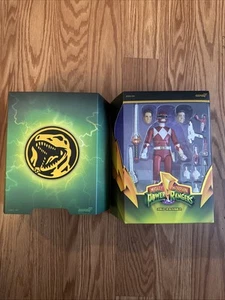 NEW Super 7 Power Rangers Ultimates! MMPR Red Ranger Action Figure Hasbro 2023 - Picture 1 of 8