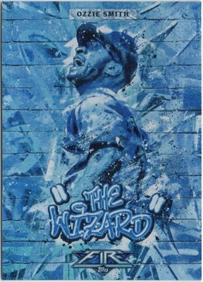 Monikers Blue Chip #M-23 Cardinals Ozzie Smith 2017 TOPPS FIRE BASEBALL - Imagem 1 de 3