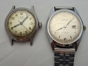 M24-24-1 *2x Vintage mechanische ORIS Herren- Armbanduhren Swiss made* - Bild 1 von 7
