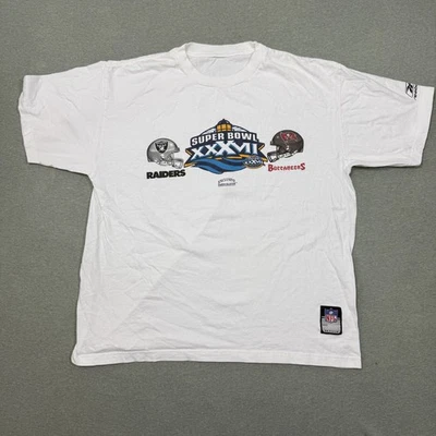 Camiseta NFL Stadium Collection Raiders Bucs Super Bowl XXXVII Talla XL NFL Y2K Foto 1 de 4