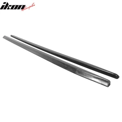 Se adapta a 06-10 Audi S8 D3 MX faldones laterales extensión línea inferior panel basculante negro PU Foto 1 de 4